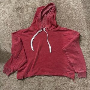 Colsie cropped hooded sweatshirt